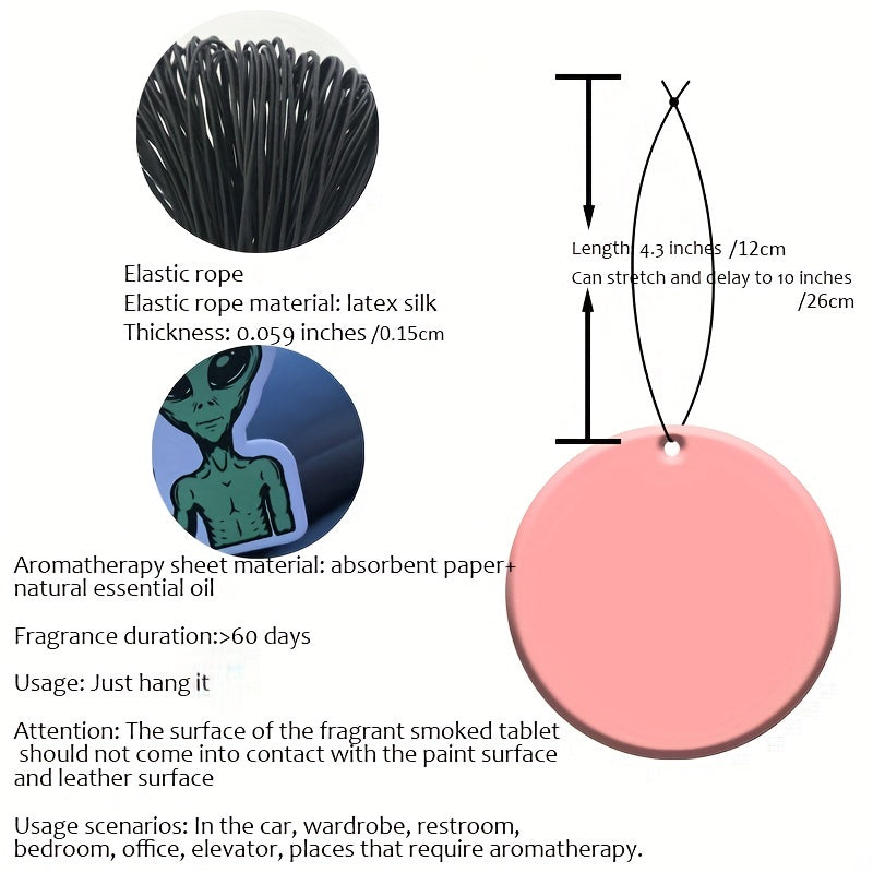 1pc/3pcs Heart Skull Hands Car Aromatherapy, Car Perfume, Rearview Mirror Hanging Decor, Car Air Fresheners, Car Interior Accessories