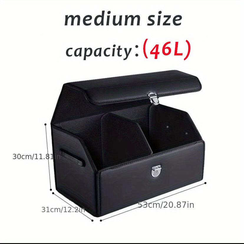 Car Trunk Storage Box, High-grade Material, Foldable Car Storage Box, Car Interior Supplies