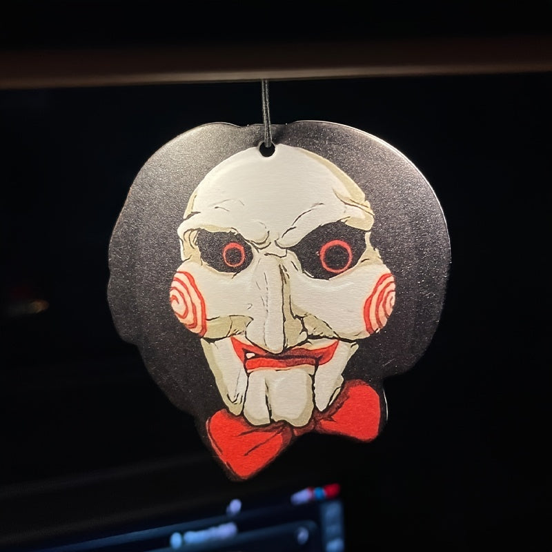 1pc/3pcs Horror Car Aromatherapy, Car Fragrance, Car Perfume, Rearview Mirror Hanging Decor, Car Air Fresheners, Car Interior Accessories Pendant