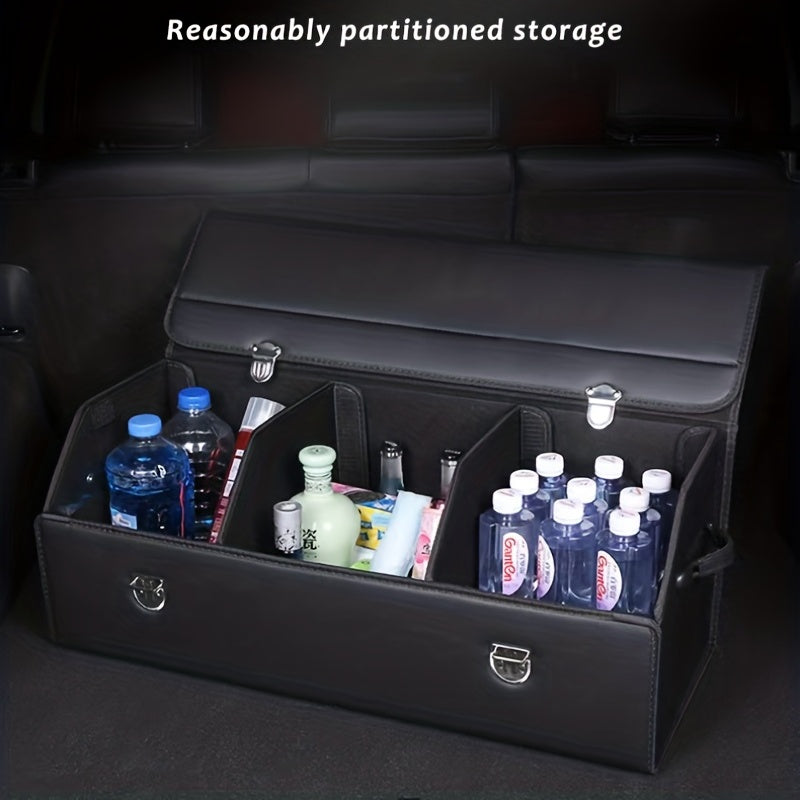 Car Trunk Storage Box, High-grade Material, Foldable Car Storage Box, Car Interior Supplies