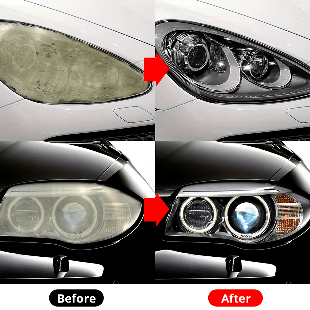 AULTIFIX Car Headlight Repair Cream, 3.38oz, Anti-Oxidation & Scratch Repair, PVC Plastic Polish, Universal Fit for Car Light Maintenance & Care