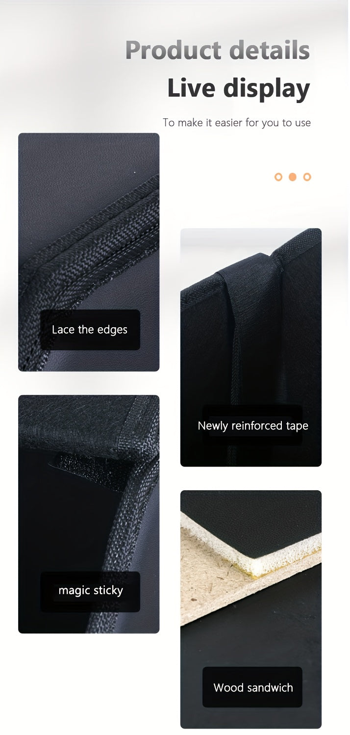 Car Trunk Storage Box, High-grade Material, Foldable Car Storage Box, Car Interior Supplies