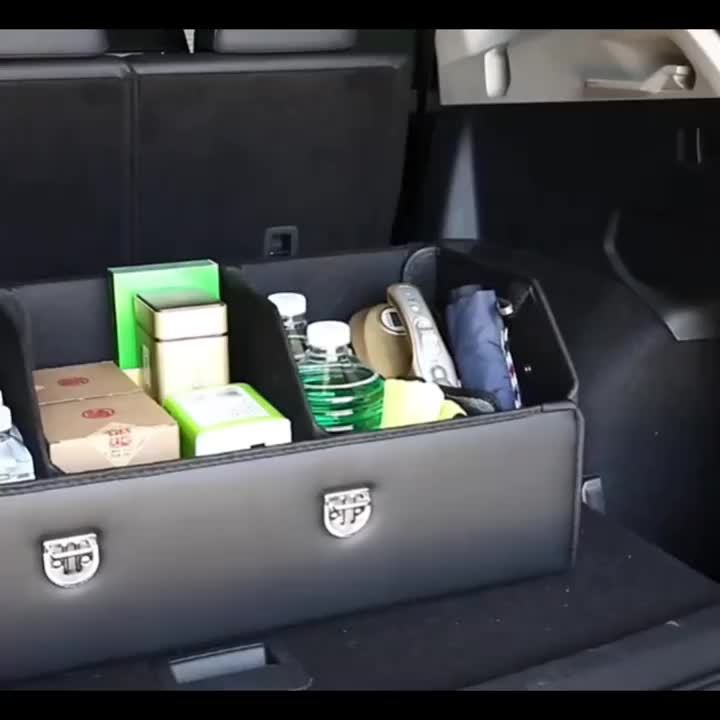 Car Trunk Storage Box, High-grade Material, Foldable Car Storage Box, Car Interior Supplies