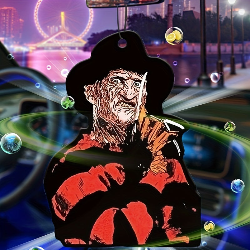 1pc/3pcs Horror Car Aromatherapy, Car Fragrance, Car Perfume, Rearview Mirror Hanging Decor, Car Air Fresheners, Car Interior Accessories Pendant