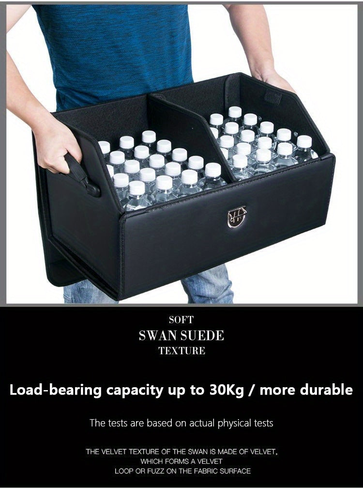 Car Trunk Storage Box, High-grade Material, Foldable Car Storage Box, Car Interior Supplies