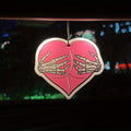 1pc/3pcs Heart Skull Hands Car Aromatherapy, Car Perfume, Rearview Mirror Hanging Decor, Car Air Fresheners, Car Interior Accessories