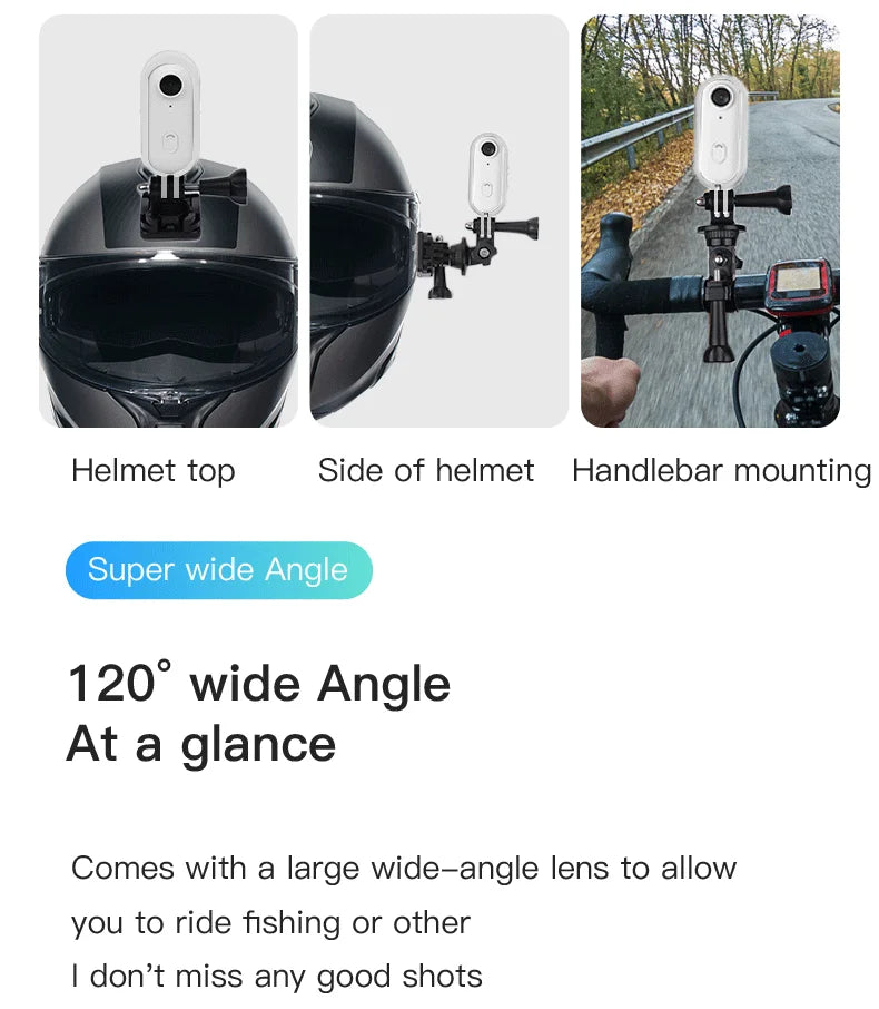 Magnetic 4K Mini Action Camera HD 1080P WiFi Wireless Body Mount POV Holder Bodycam Vlogging Motorcycle Helmet Sports Video Cam