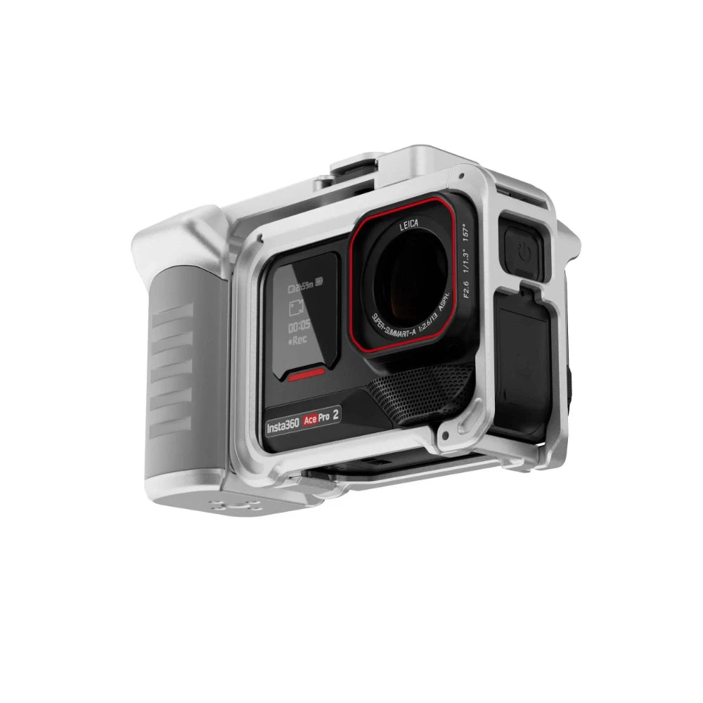 Metal Xplorer Kit For Insta360 Ace Pro/Pro 2 Camera Aluminium Alloy Protective Frame Anti-Fall Street Photo Vlog Accessories