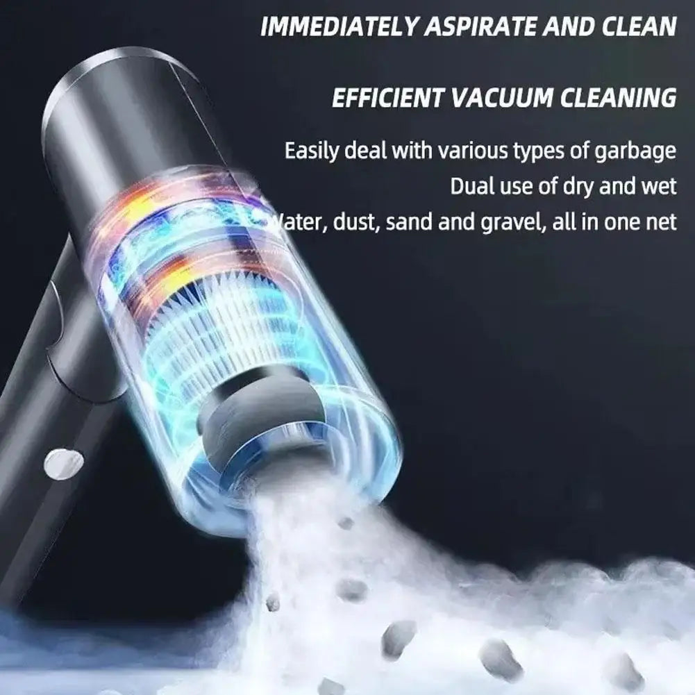 Car Vacuum Cleaner Portable Small Vacuum Cleaner For Multi Purpose Vehicles Small Household Pump Handheld Car Vacuum Cleaner