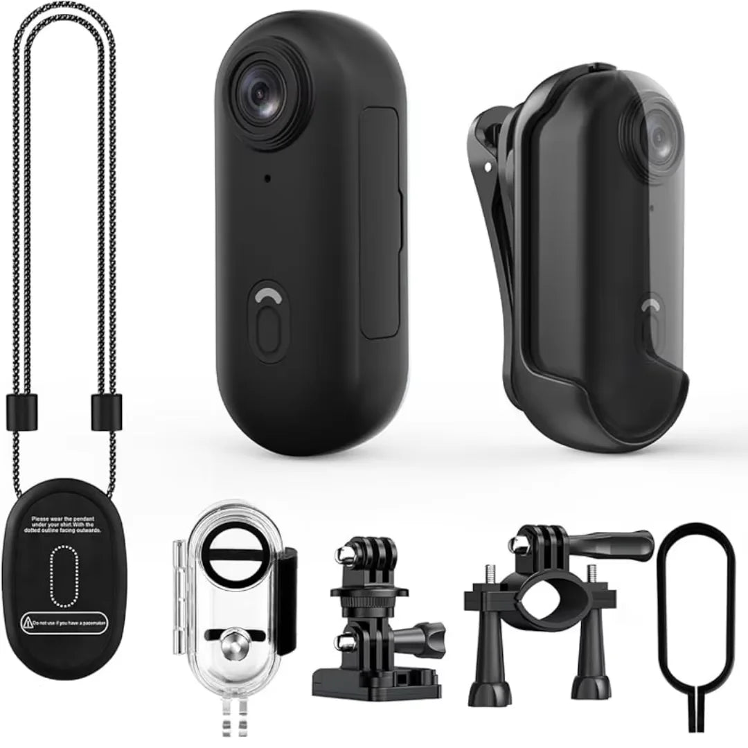 Magnetic 4K Mini Action Camera HD 1080P WiFi Wireless Body Mount POV Holder Bodycam Vlogging Motorcycle Helmet Sports Video Cam