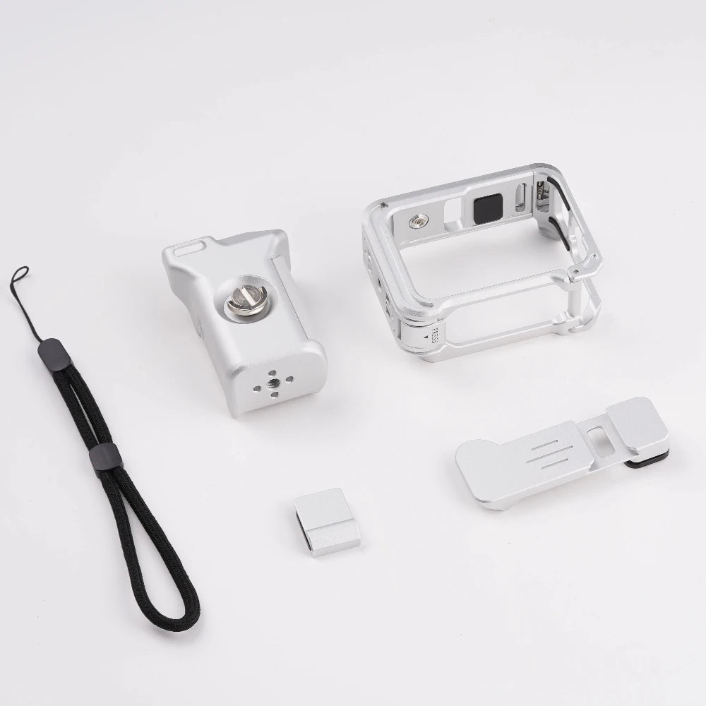 Metal Xplorer Kit For Insta360 Ace Pro/Pro 2 Camera Aluminium Alloy Protective Frame Anti-Fall Street Photo Vlog Accessories