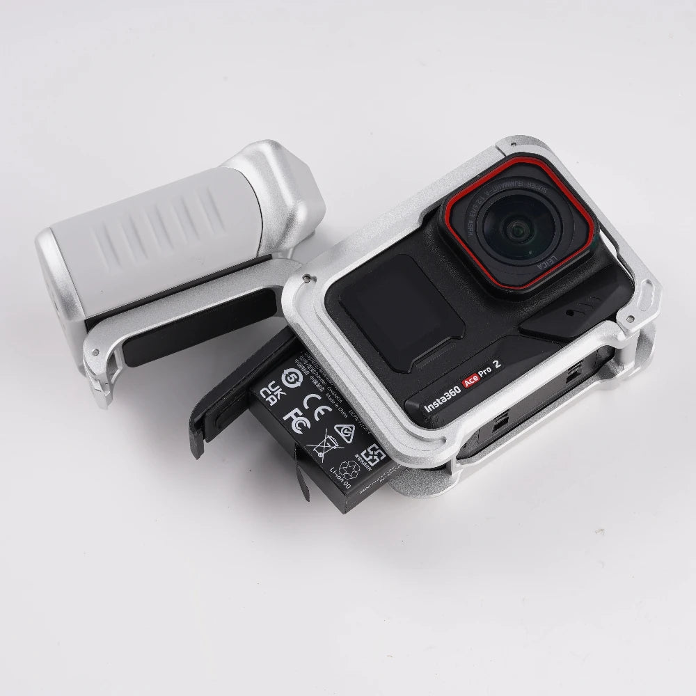 Metal Xplorer Kit For Insta360 Ace Pro/Pro 2 Camera Aluminium Alloy Protective Frame Anti-Fall Street Photo Vlog Accessories