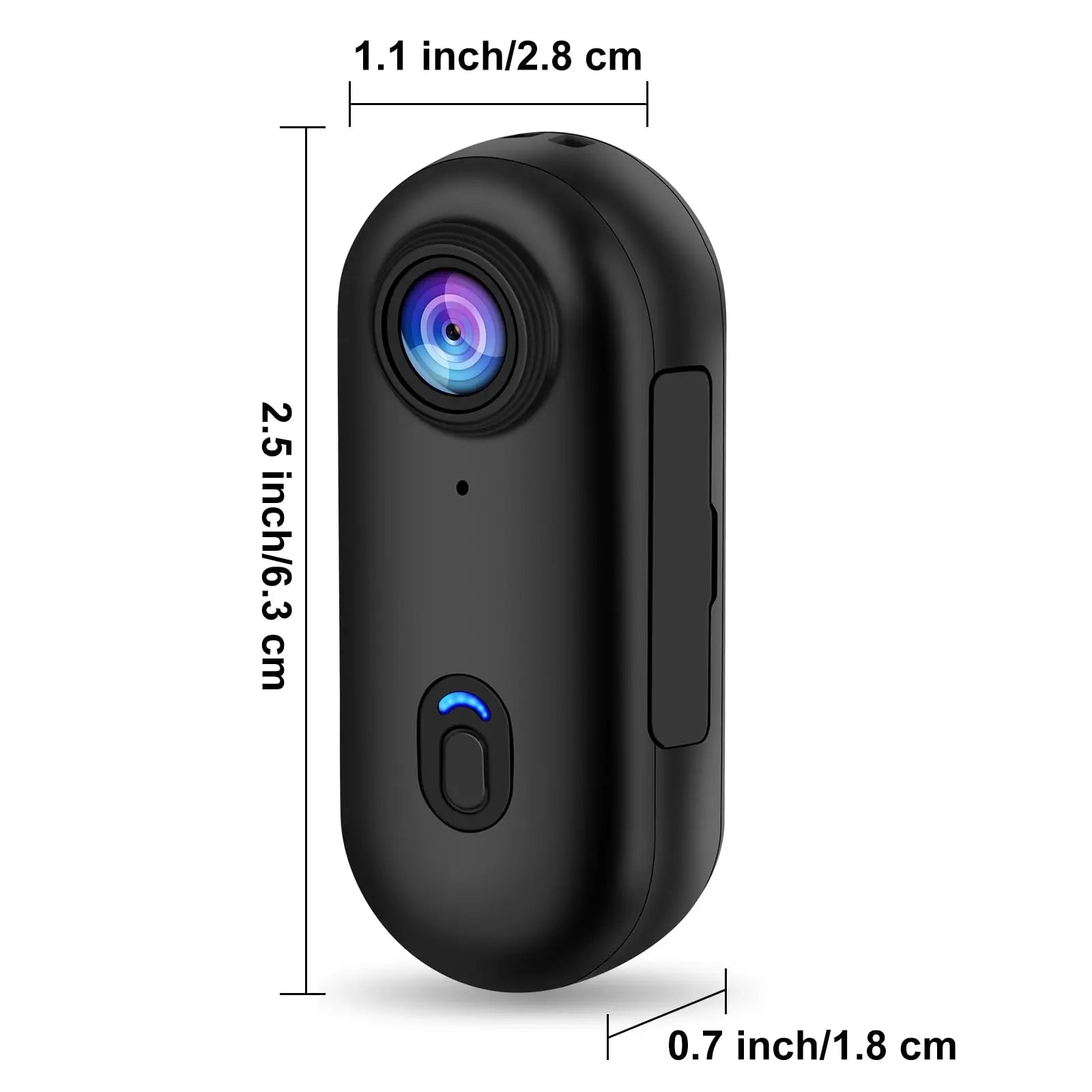 Magnetic 4K Mini Action Camera HD 1080P WiFi Wireless Body Mount POV Holder Bodycam Vlogging Motorcycle Helmet Sports Video Cam