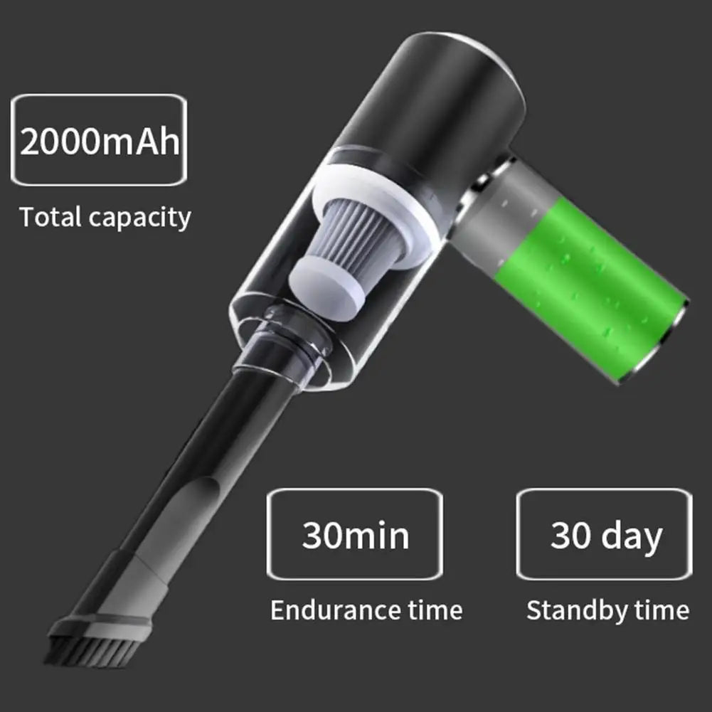 Car Vacuum Cleaner Portable Small Vacuum Cleaner For Multi Purpose Vehicles Small Household Pump Handheld Car Vacuum Cleaner