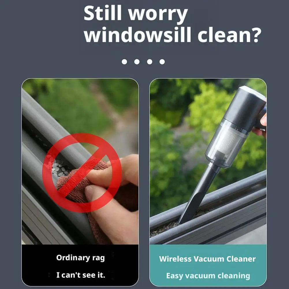 Car Vacuum Cleaner Portable Small Vacuum Cleaner For Multi Purpose Vehicles Small Household Pump Handheld Car Vacuum Cleaner