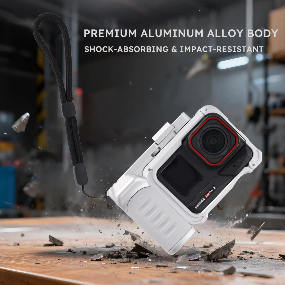 Metal Xplorer Kit For Insta360 Ace Pro/Pro 2 Camera Aluminium Alloy Protective Frame Anti-Fall Street Photo Vlog Accessories