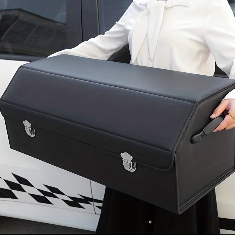 Car Trunk Storage Box, High-grade Material, Foldable Car Storage Box, Car Interior Supplies