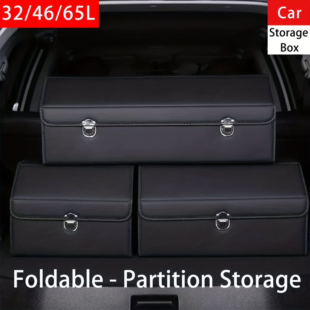 Car Trunk Storage Box, High-grade Material, Foldable Car Storage Box, Car Interior Supplies