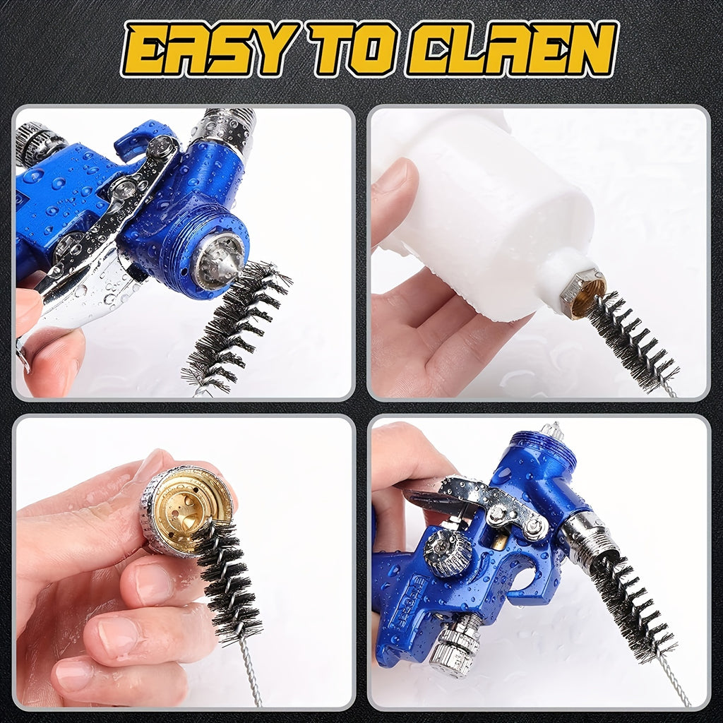 Mini HVLP Spray Guns Auto Car Detail Paint Sprayer Spot Repair With 0.8mm Or 1.0mm Nozzle 125CC - For Automotive Detailing & DIY Projects - Suitable for Professionals & Enthusiasts