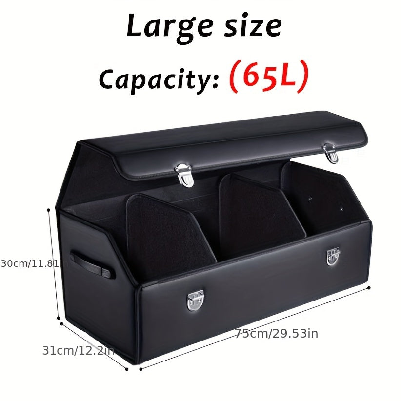 Car Trunk Storage Box, High-grade Material, Foldable Car Storage Box, Car Interior Supplies