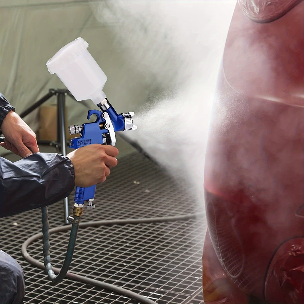 Mini HVLP Spray Guns Auto Car Detail Paint Sprayer Spot Repair With 0.8mm Or 1.0mm Nozzle 125CC - For Automotive Detailing & DIY Projects - Suitable for Professionals & Enthusiasts